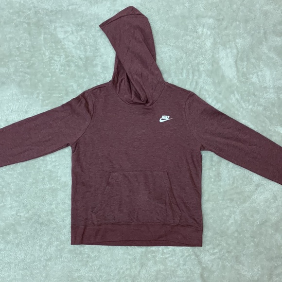 Maroon Nike Hoddie - Picture 2 of 3